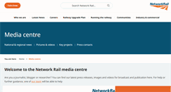 Desktop Screenshot of networkrailmediacentre.co.uk